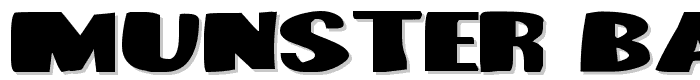 Munster Bash font